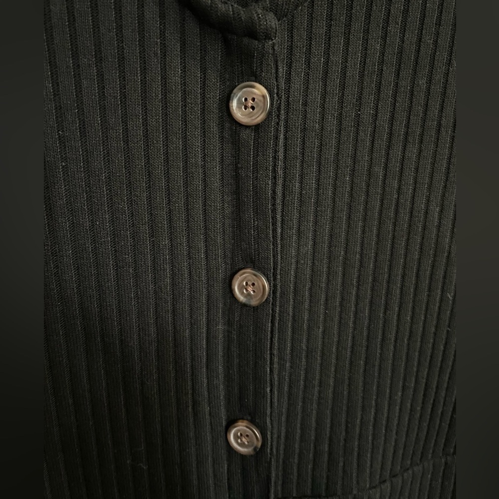 NWOT Old Navy ribbed black dress - Picture 3 of 5